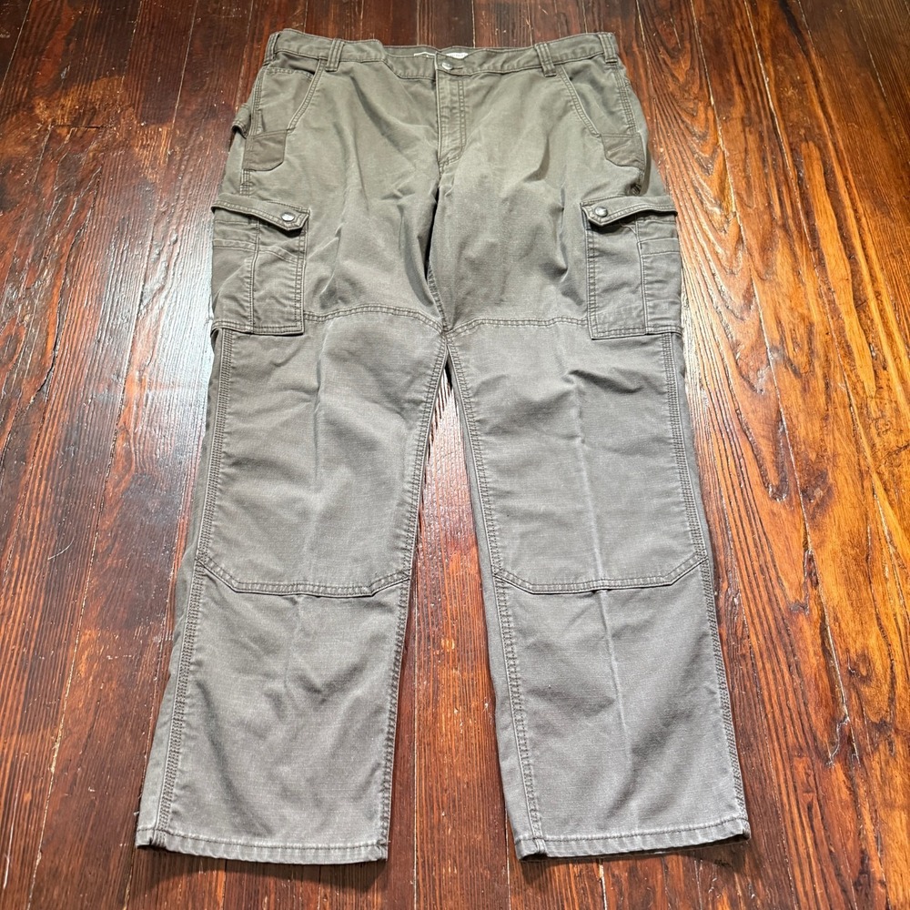 Carhartt Cargo Pants Mens 40x32 Green Rugged Flex‎ Ripstop BN5461 Relaxed Fit